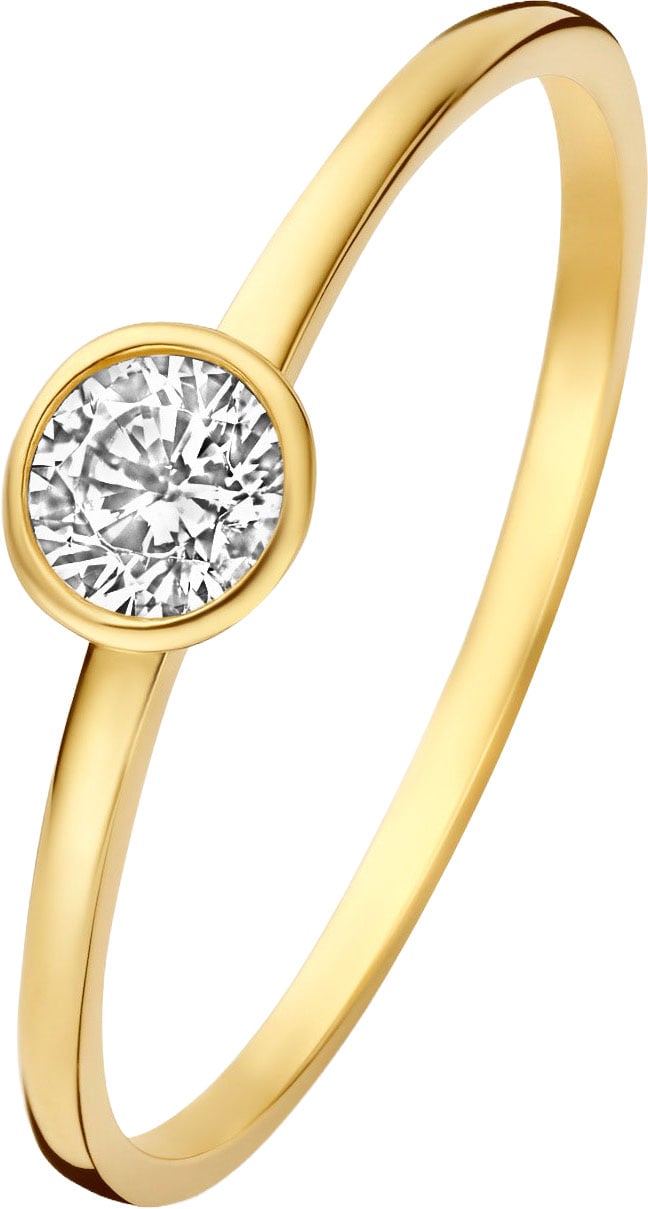 Isabel Bernard Baguette Genevieve - Ring - Goud Wit