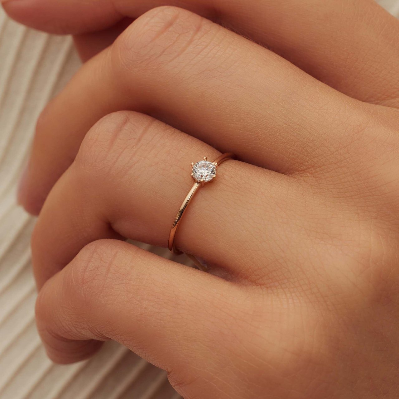 Isabel Bernard Le Marais Abelle - Ring - Roségoud Roze