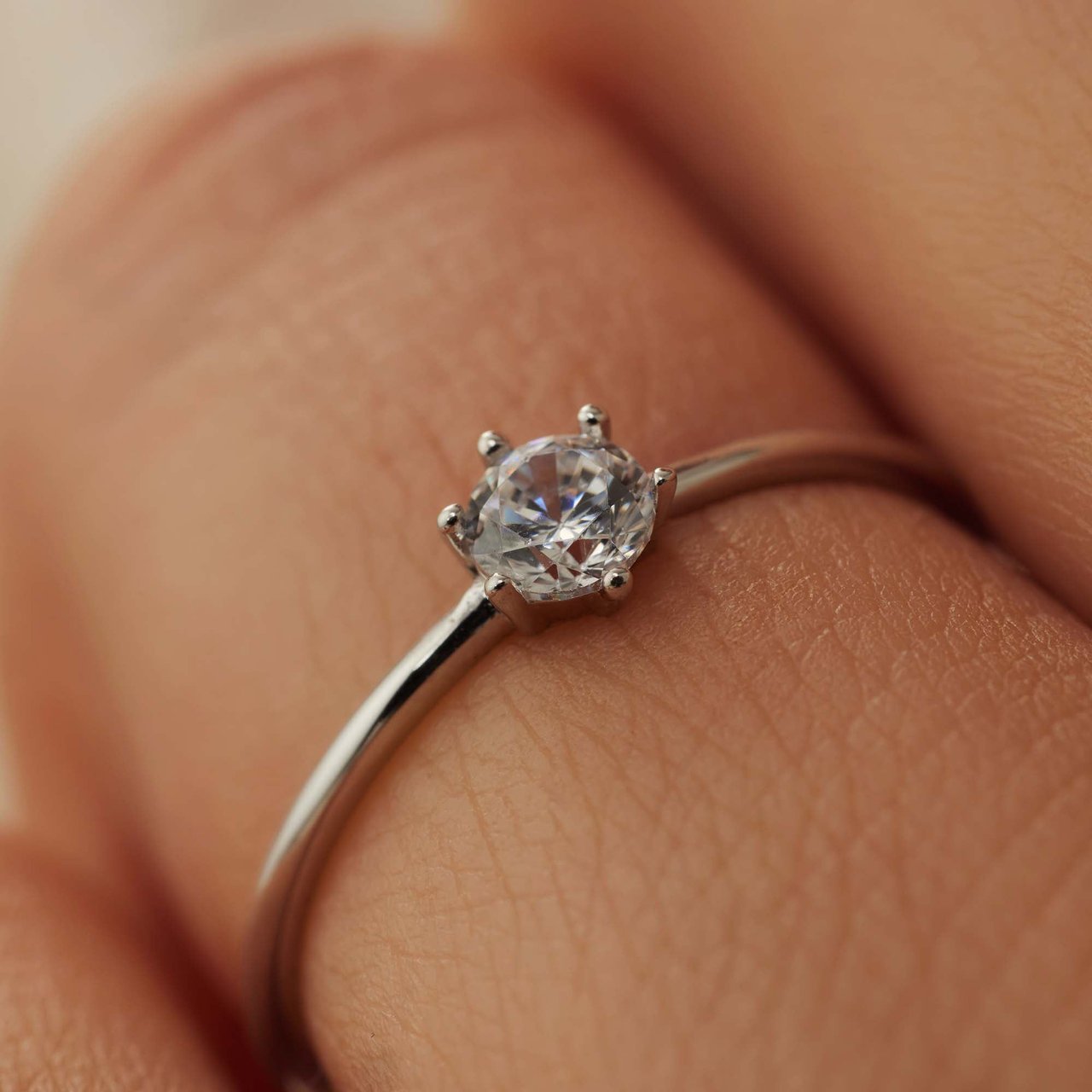 Isabel Bernard Le Marais Abelle - Ring - Witgoud Zilver