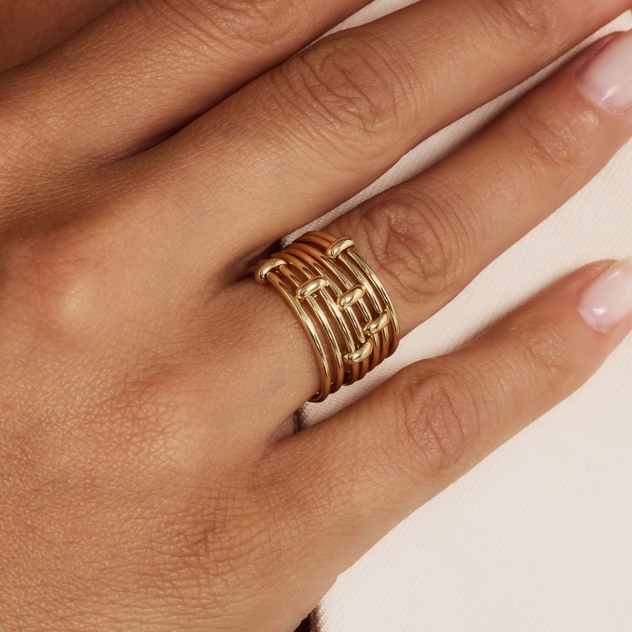 Isabel Bernard Cour d'Honneur Adora - Ring - Goud Goud