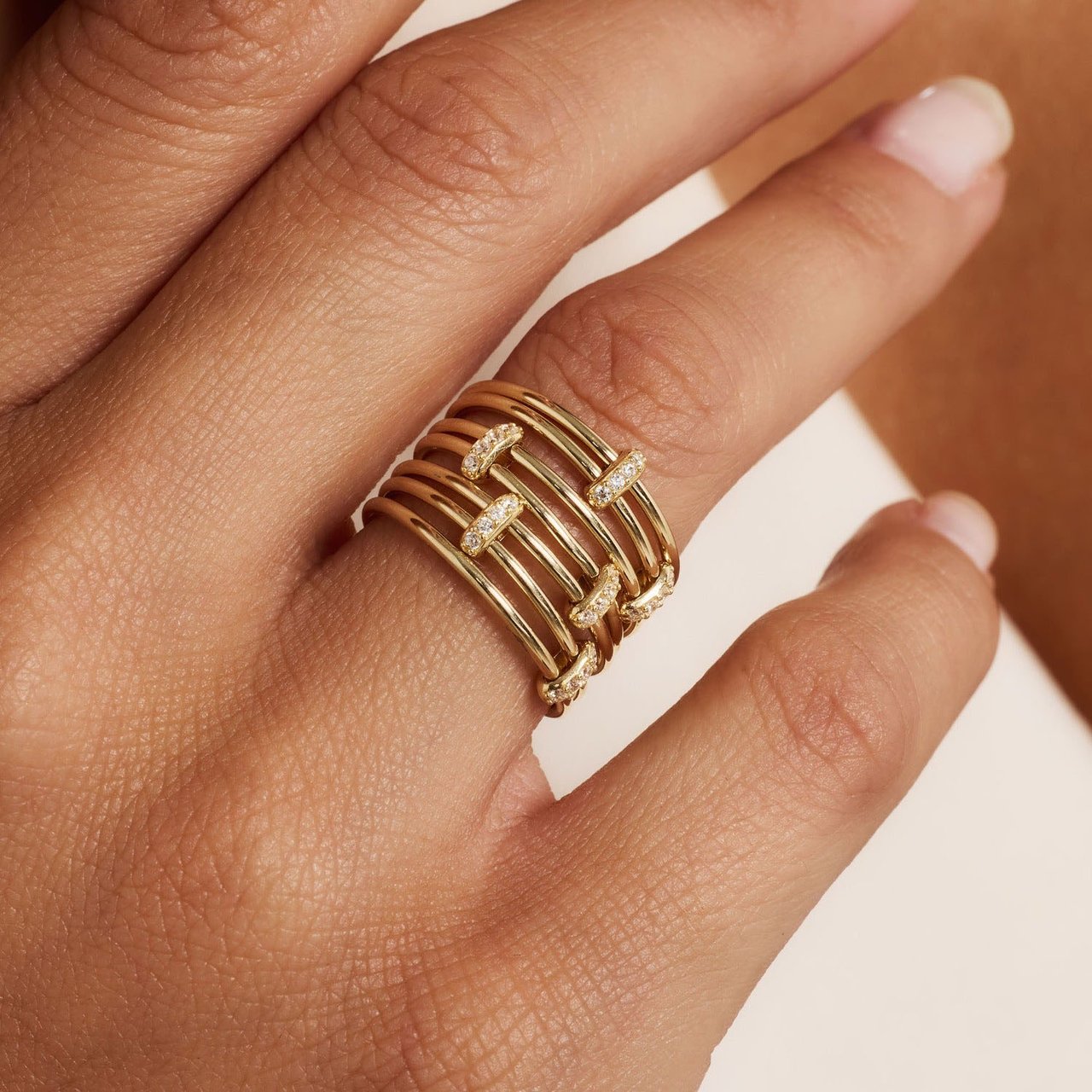 Isabel Bernard Cour d'Honneur Adora - Ring - Goud Goud