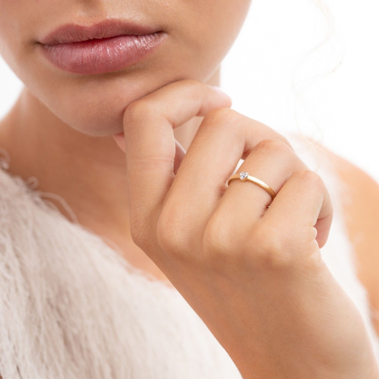 Isabel Bernard Rivoli Amore - Ring - Goud Neutraal
