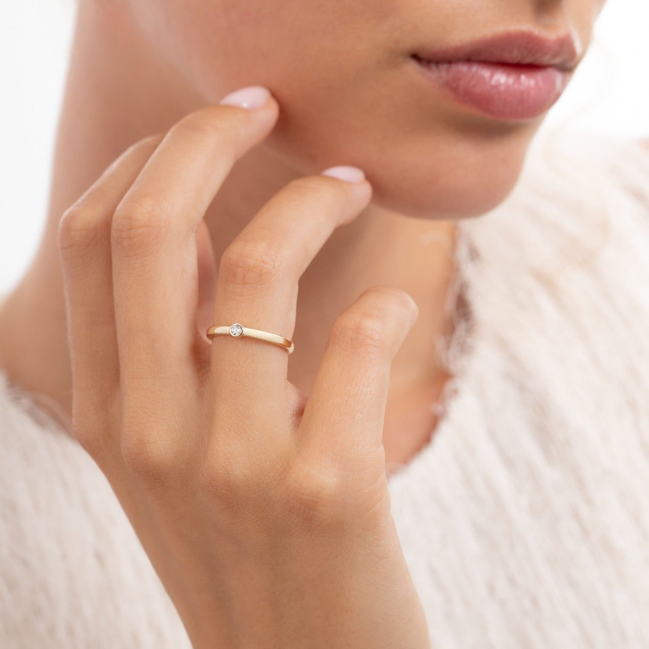 Isabel Bernard Rivoli Josie - Ring - Goud Neutraal