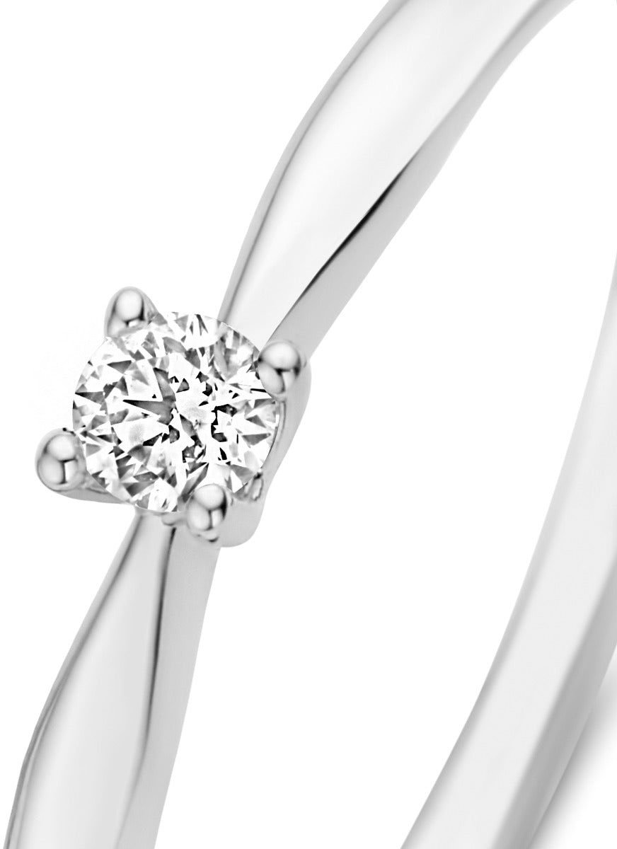 Isabel Bernard De la Paix Céline - Ring - Witgoud Zilver