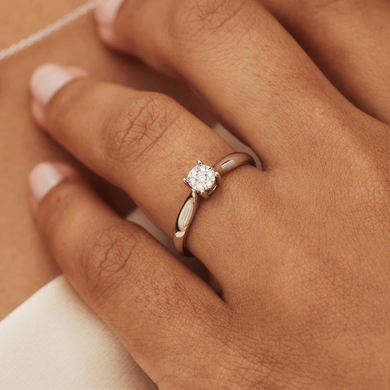 Isabel Bernard De la Paix Hanaé - Ring - Witgoud Zilver