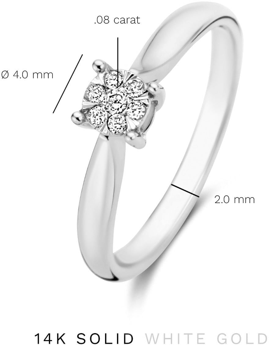 Isabel Bernard De la Paix Hanaé - Ring - Witgoud Zilver