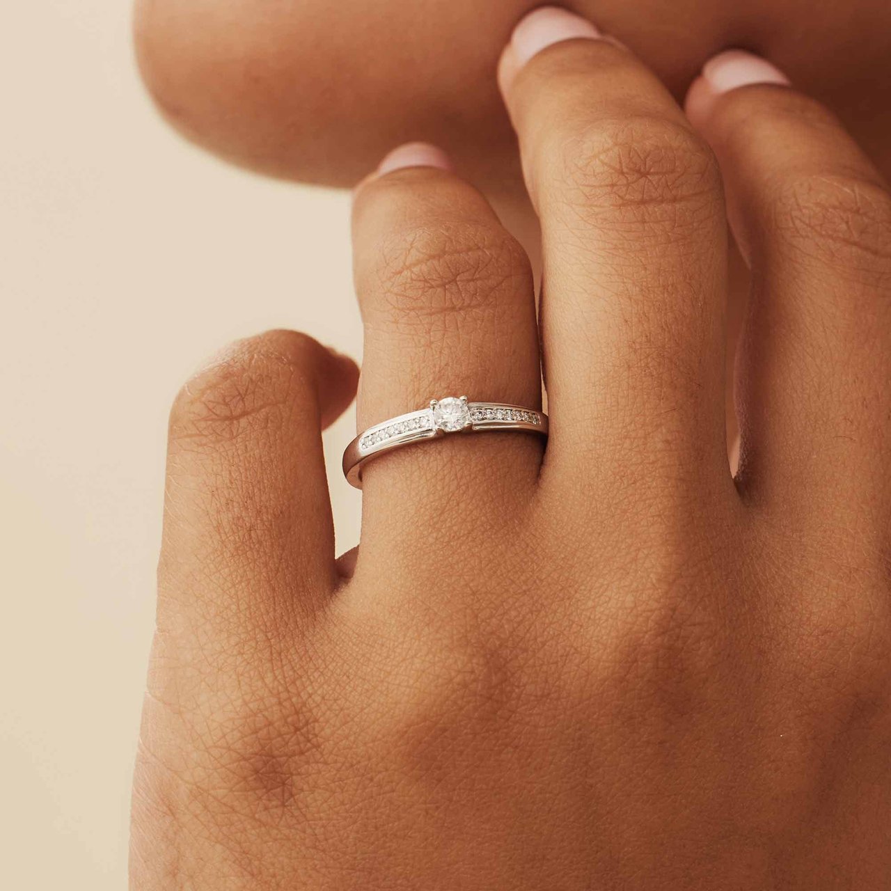 Isabel Bernard De la Paix Madeline - Ring - Witgoud Zilver