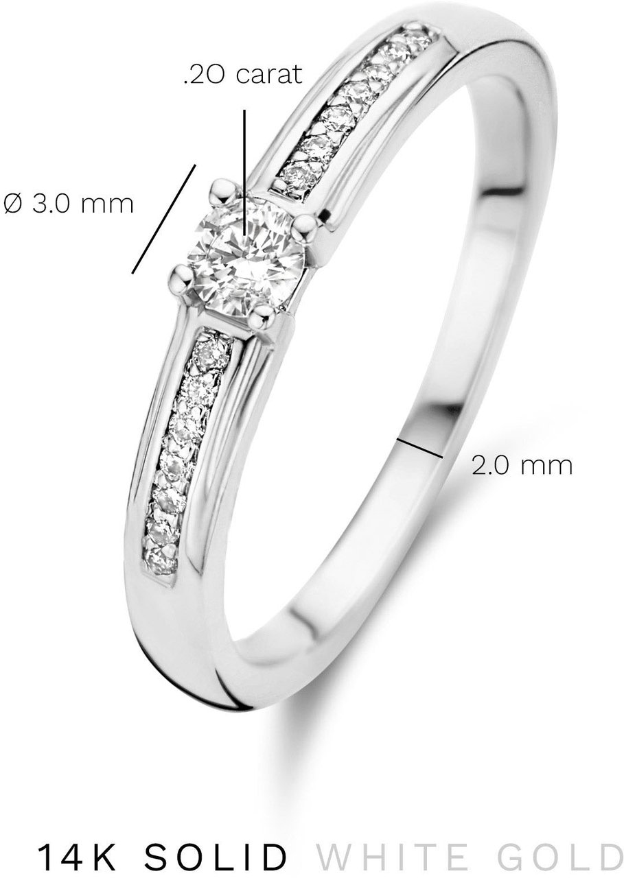 Isabel Bernard De la Paix Madeline - Ring - Witgoud Zilver