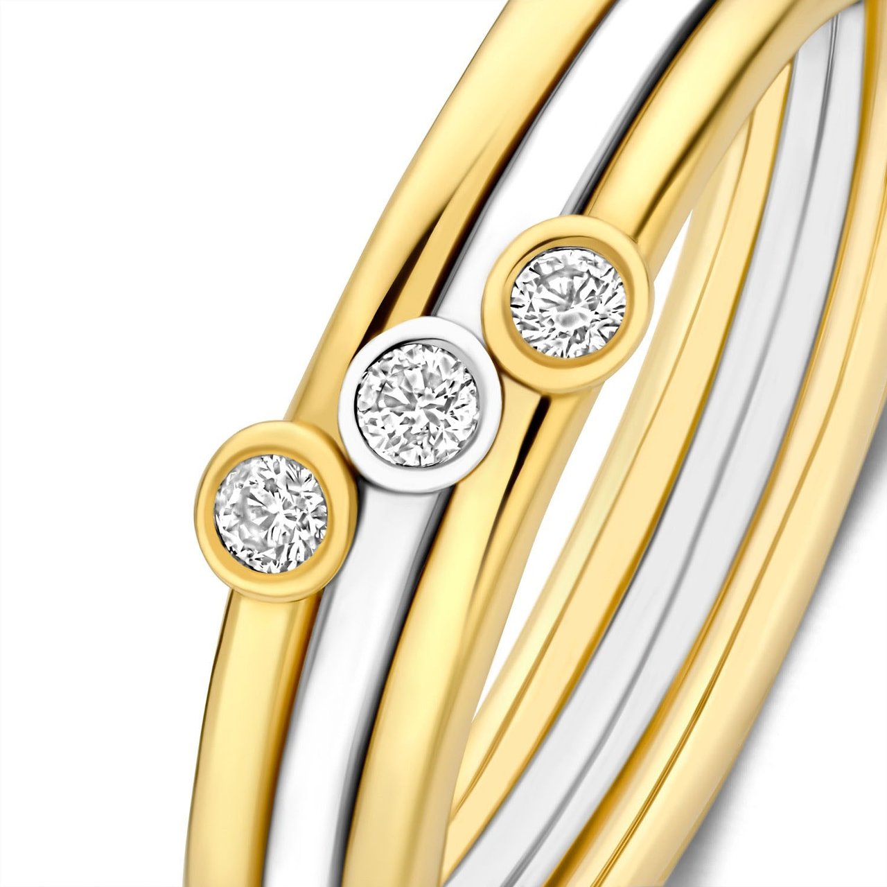Isabel Bernard De La Paix Alaine - Ring - GoudWitgoud Goud