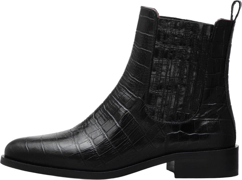 Isabel Bernard Vendôme Chey Croco - Schoenen - Zwart Zwart