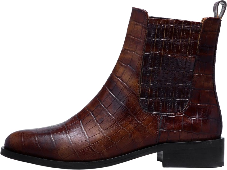 Isabel Bernard Vendôme Chey Croco - Schoenen - Bruin Bruin