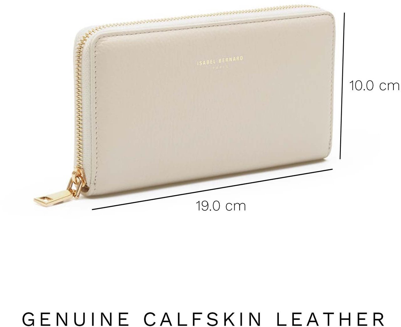 Isabel Bernard Honoré Lea - Portemonnee - Beige Beige