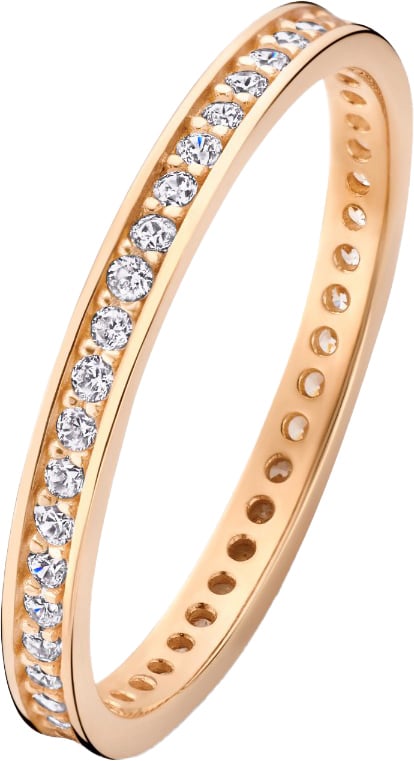 Isabel Bernard Merle Ring met Zirkonia Roze