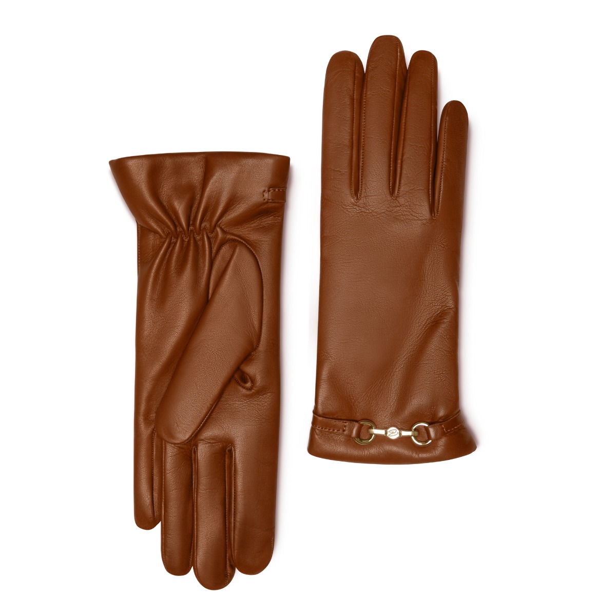 Isabel Bernard Honoré Marcelia Geitenleer Handschoenen Bruin