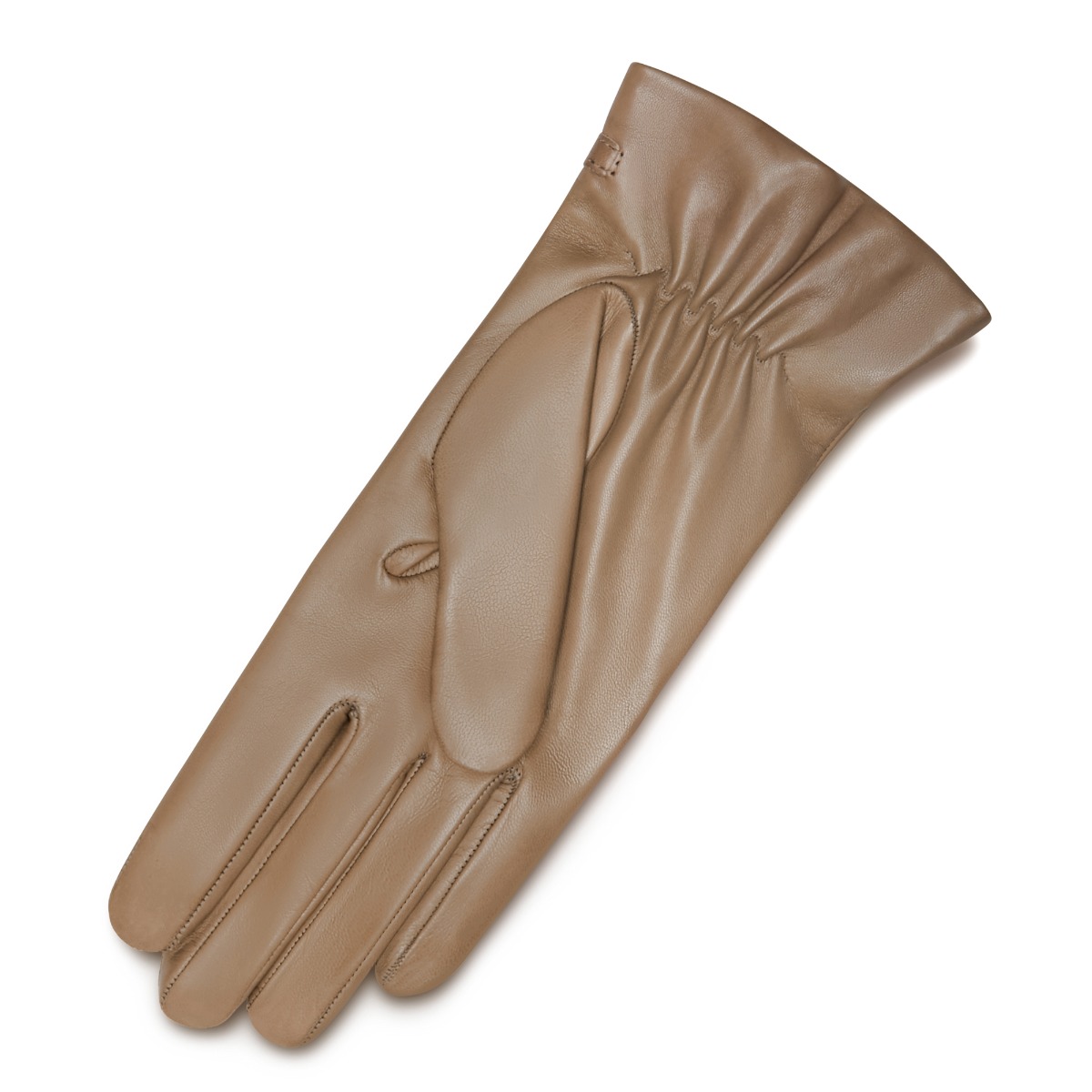 Isabel Bernard Honoré Marcelia Geitenleer Handschoenen Taupe
