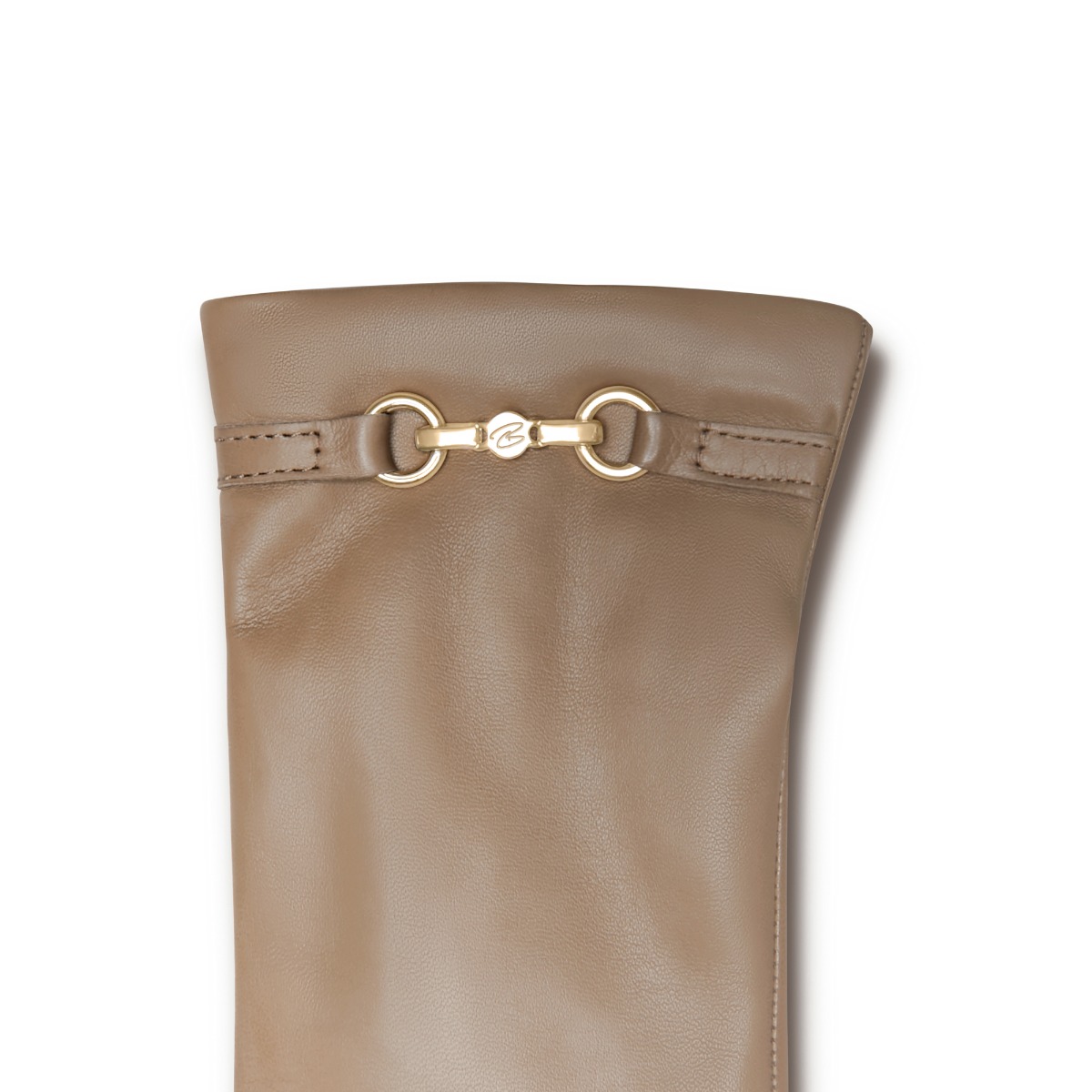 Isabel Bernard Honoré Marcelia Geitenleer Handschoenen Taupe