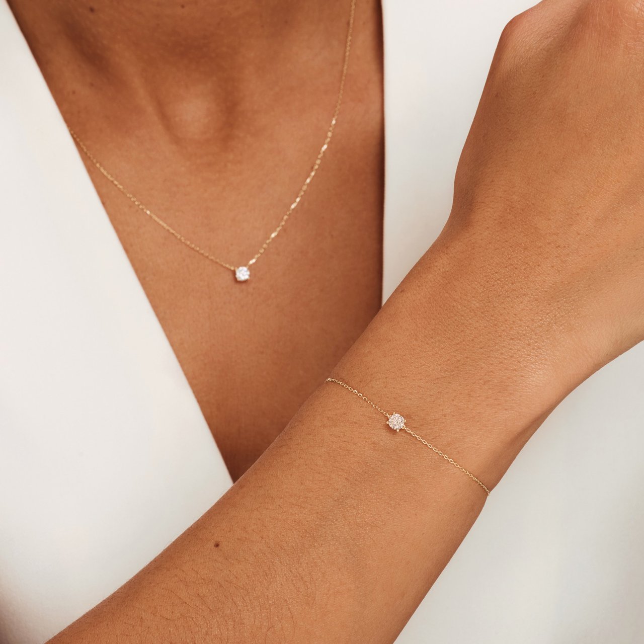 Isabel Bernard Cadeau d'Isabel Gift Set met Zirkonia Goud