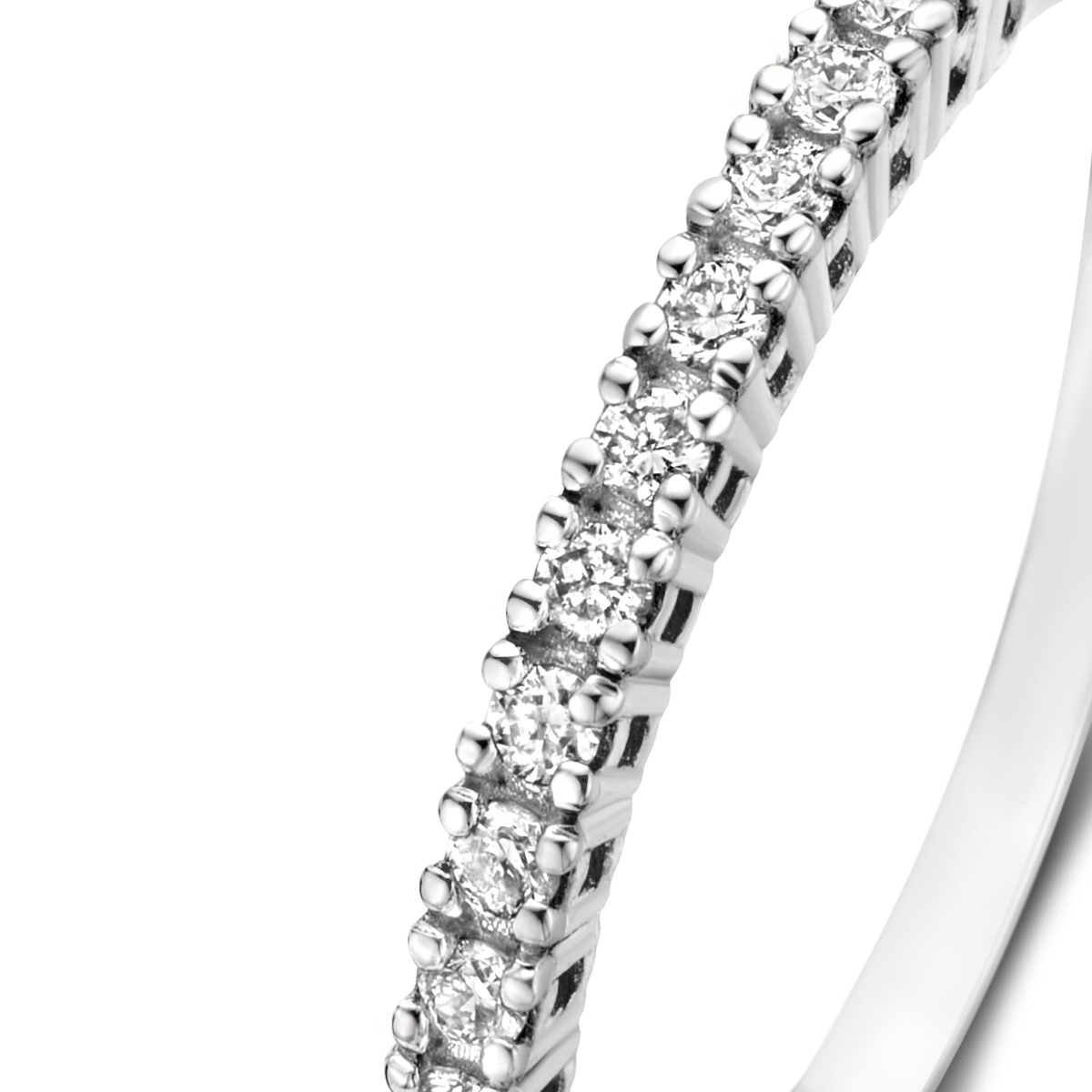 Isabel Bernard De la Paix Madeline Ring met Diamant Zilver