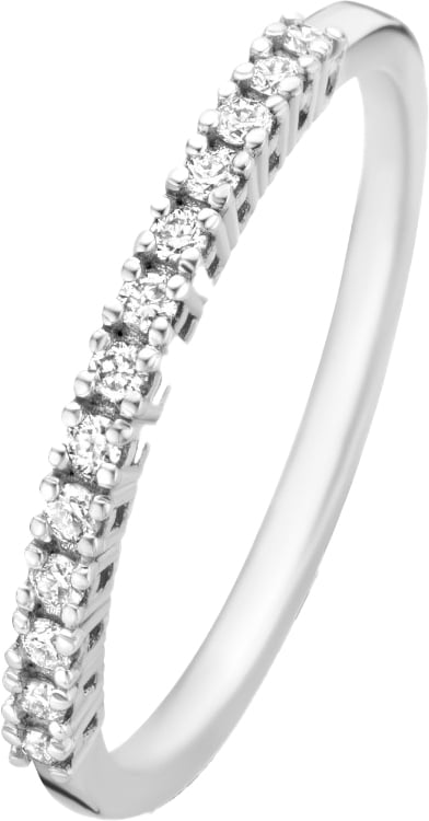 Isabel Bernard De la Paix Madeline Ring met Diamant Zilver