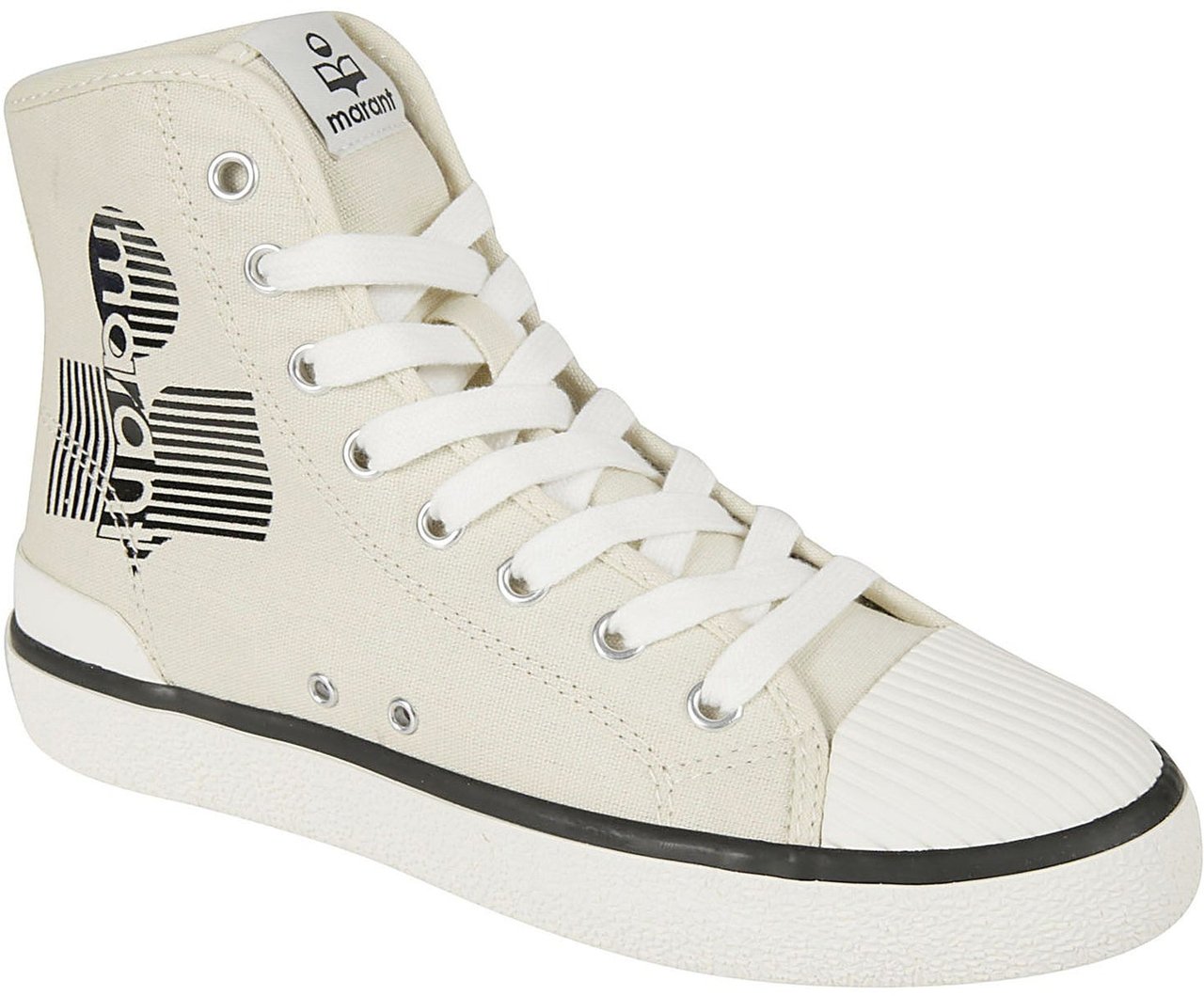 Isabel Marant Isabel Marant Logo Canvas Sneakers Beige