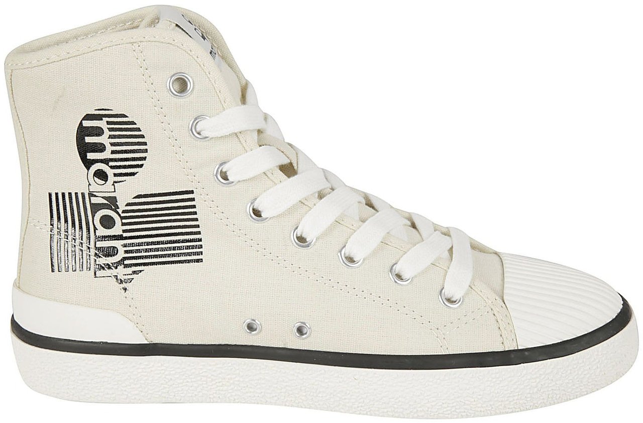 Isabel Marant Isabel Marant Logo Canvas Sneakers Beige