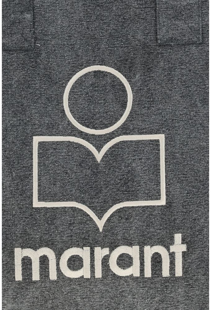 Isabel Marant Isabel Marant Gray Cotton Shoulder Bag Grijs