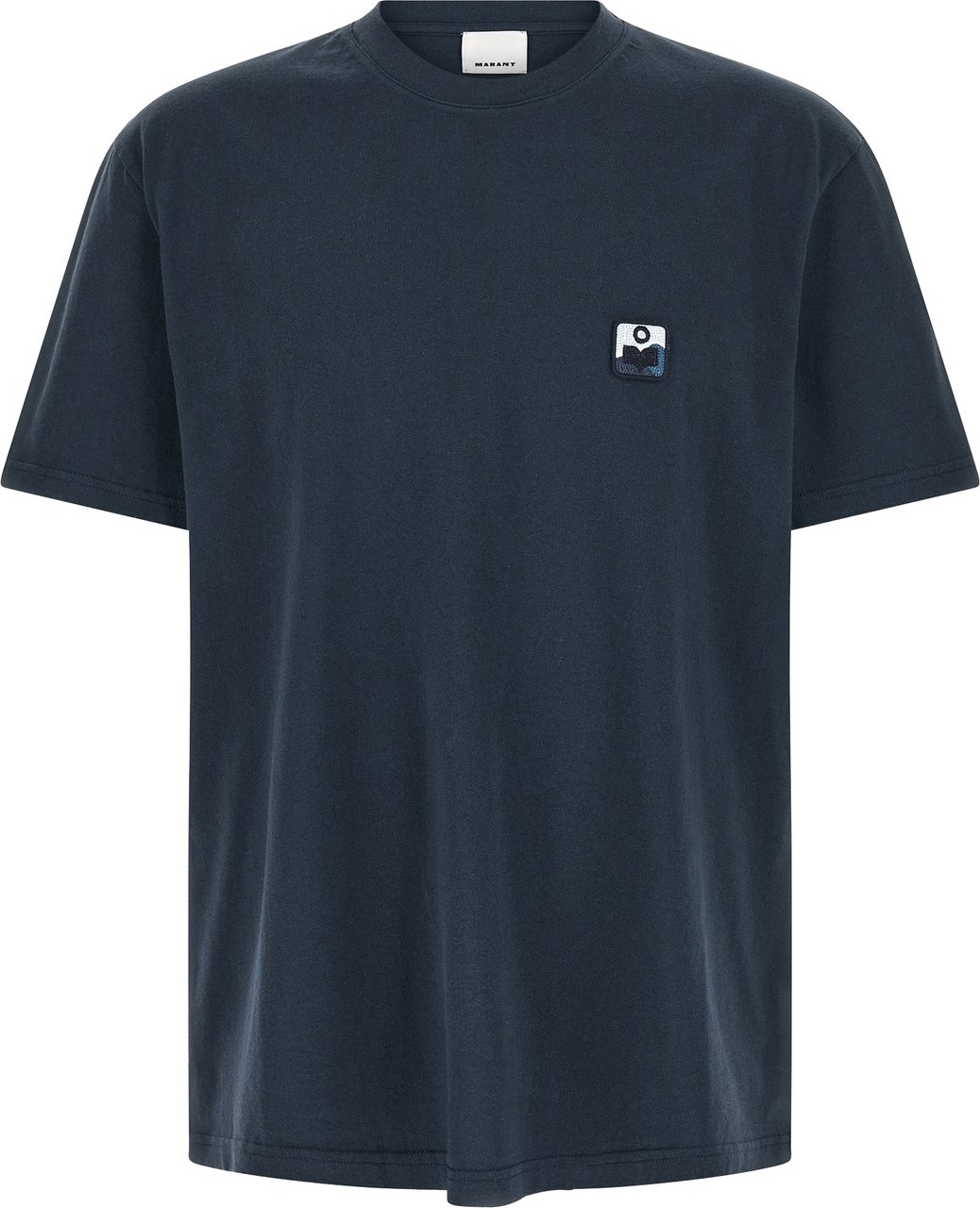 Isabel Marant Blue Cotton T-Shirt Blauw