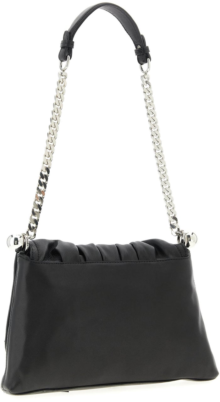 Isabel Marant Black Calfskin Shoulder Bag Zwart