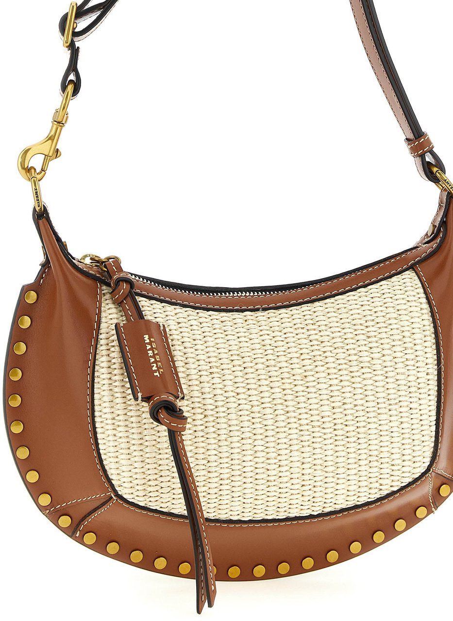 Isabel Marant Brown Calfskin Shoulder Bag Groen