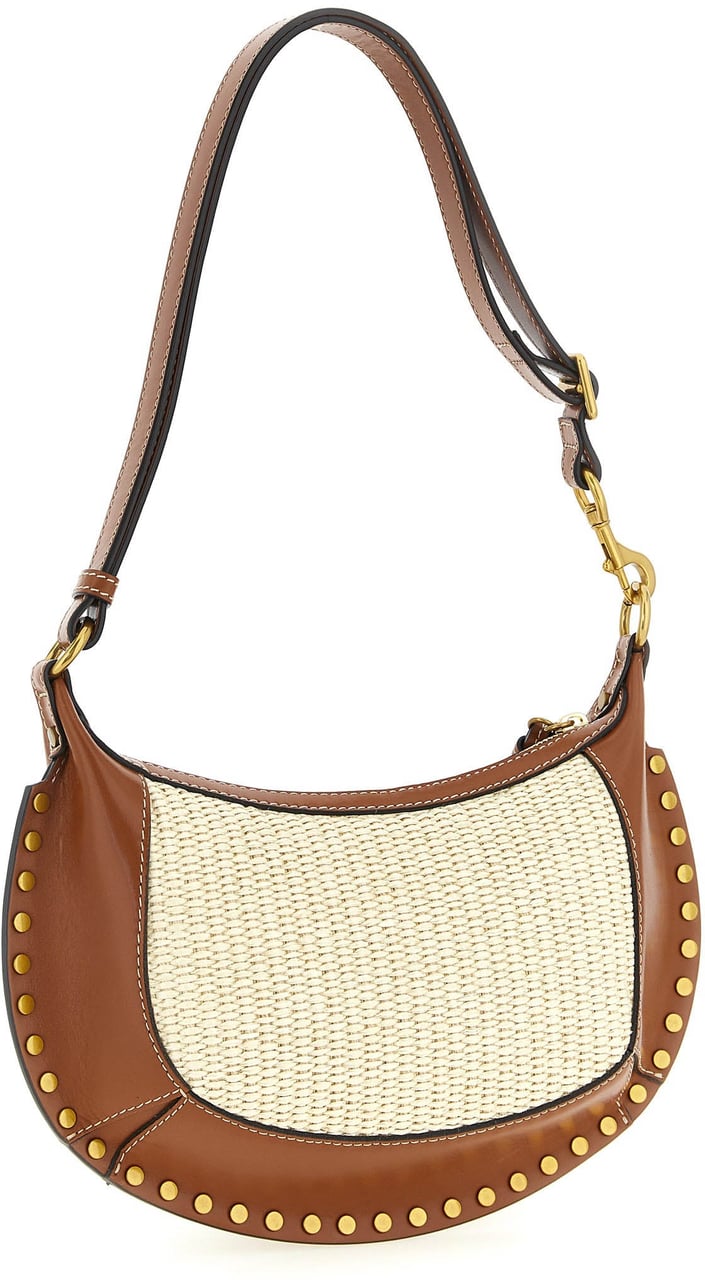 Isabel Marant Brown Calfskin Shoulder Bag Groen