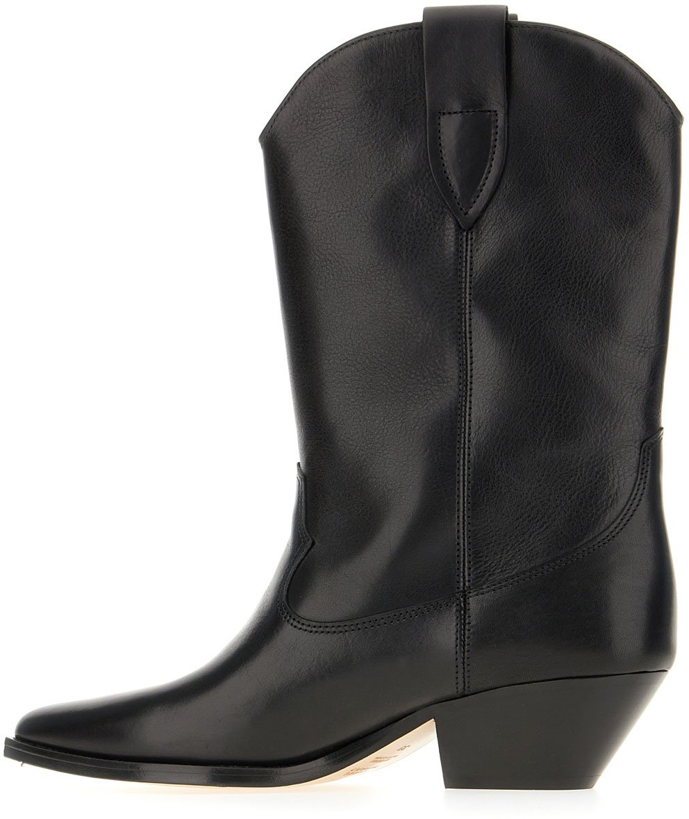 Isabel Marant Black leather Duerto boots Zwart