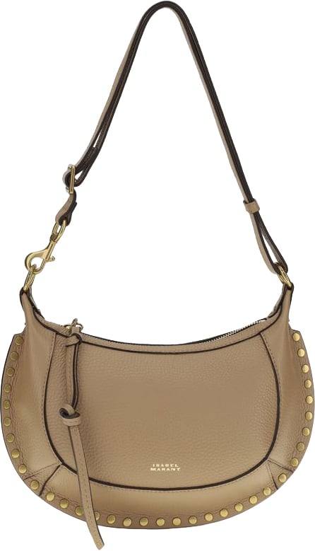 Isabel Marant Beige Calf Leather Bos Taurus Shoulder Bag Beige