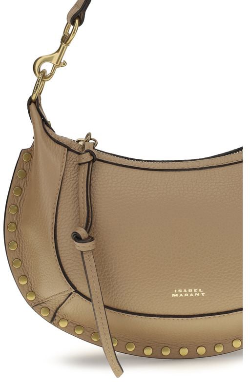 Isabel Marant Beige Calf Leather Bos Taurus Shoulder Bag Beige
