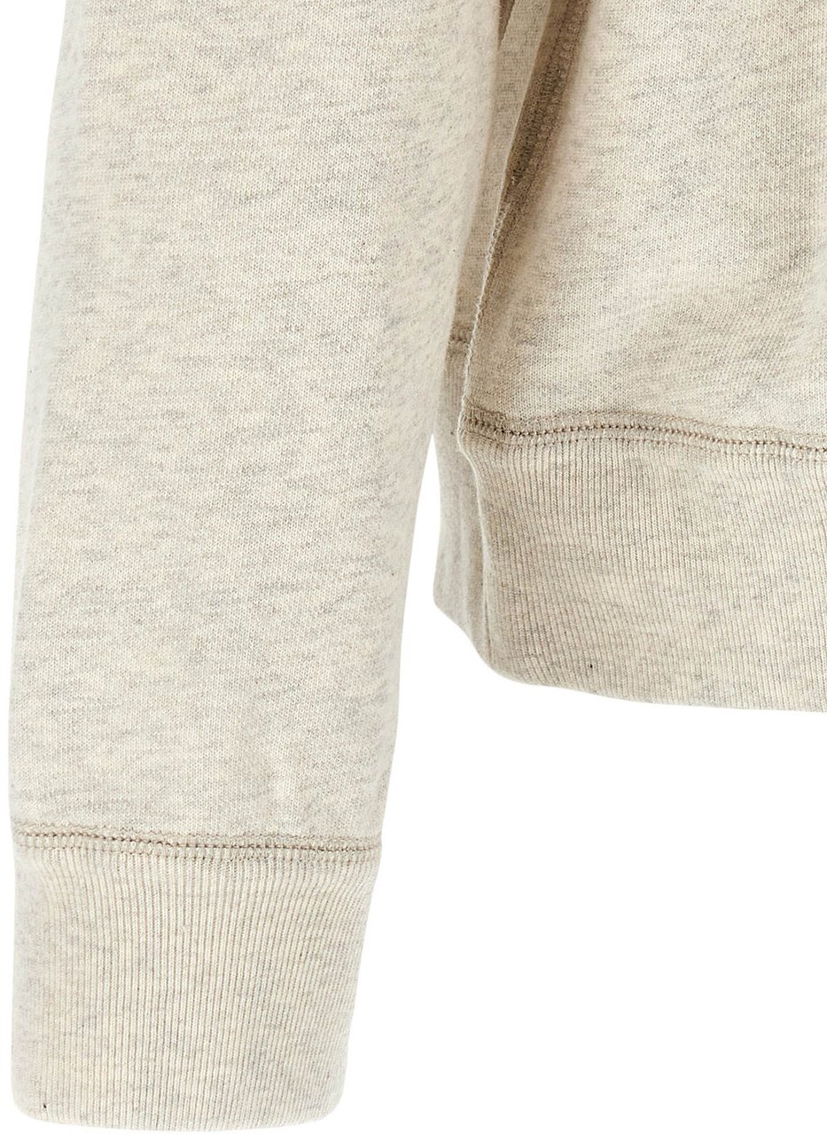 Isabel Marant Gray Cotton Sweatshirt Grijs