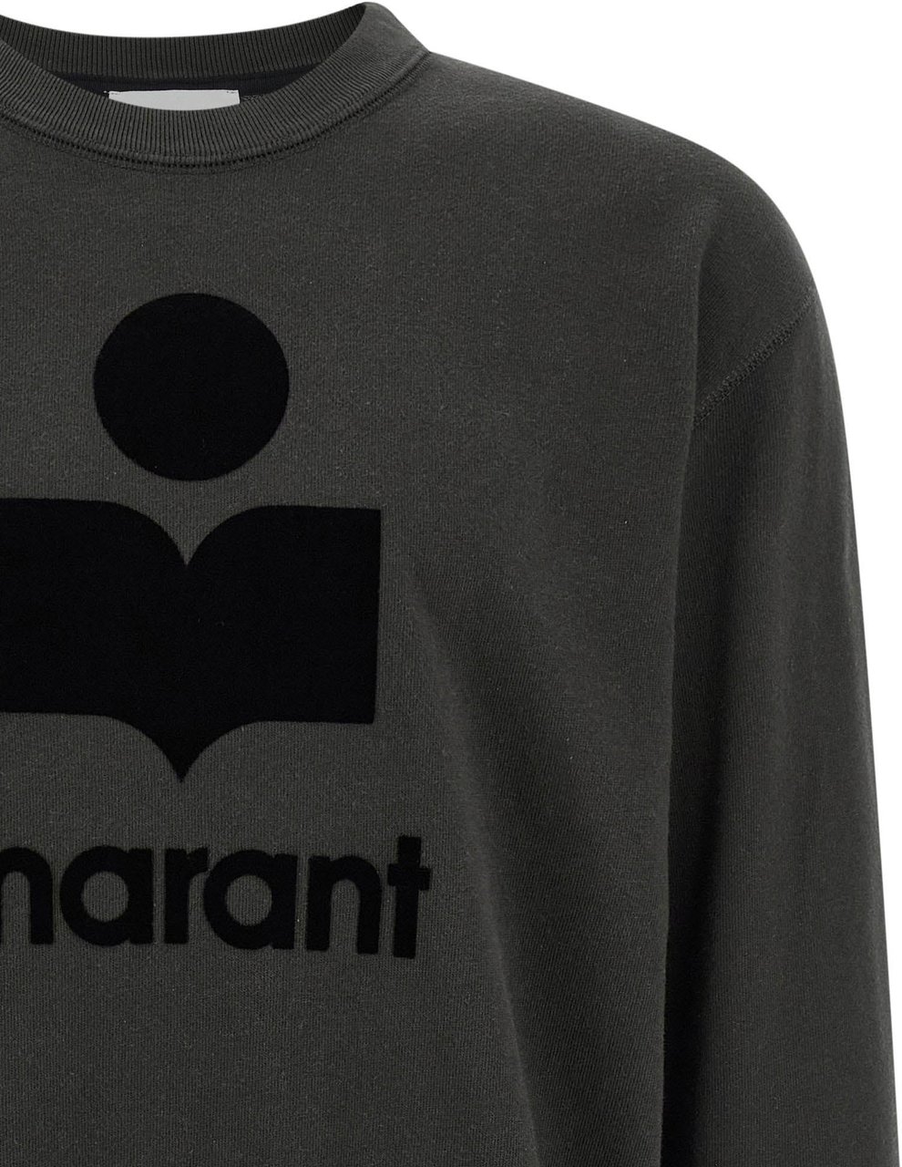 Isabel Marant Black Cotton Sweatshirt Grijs