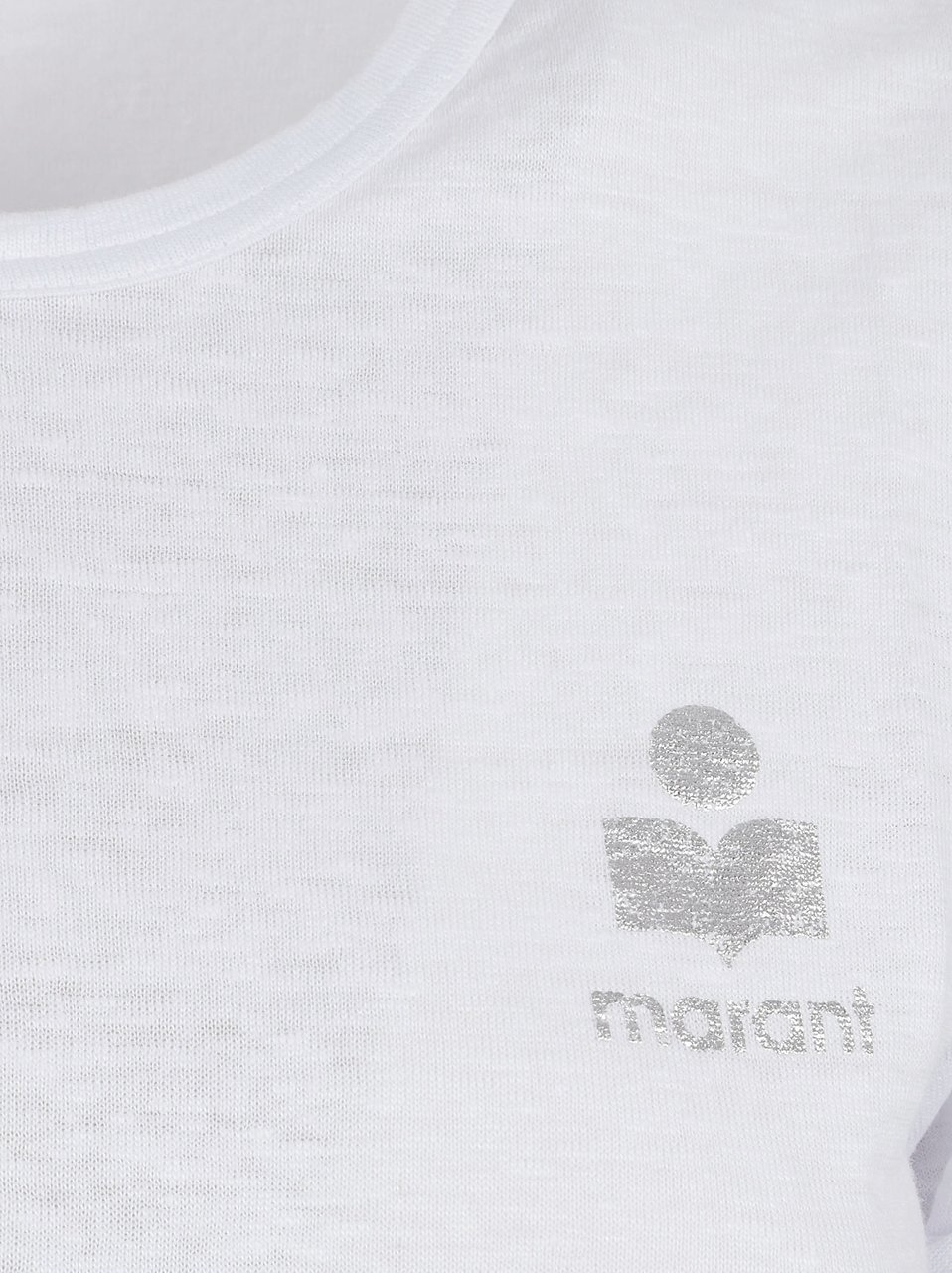 Isabel Marant Lightweight Linen T-Shirt Wit