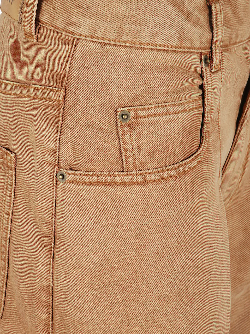 Isabel Marant Wide-Leg Trousers With Subtle Pleat Detail Bruin