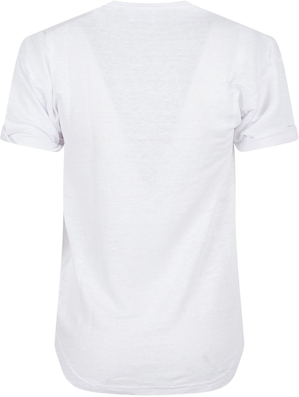 Isabel Marant White Lightweight Linen T-Shirt Wit