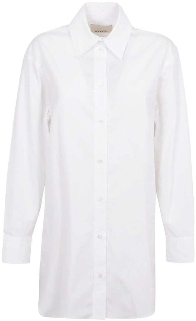 Isabel Marant Classic White Button-Down Shirt Wit