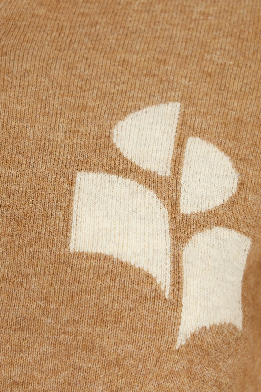 Isabel Marant Marant Etoile Camel cotton blend cardigan Bruin