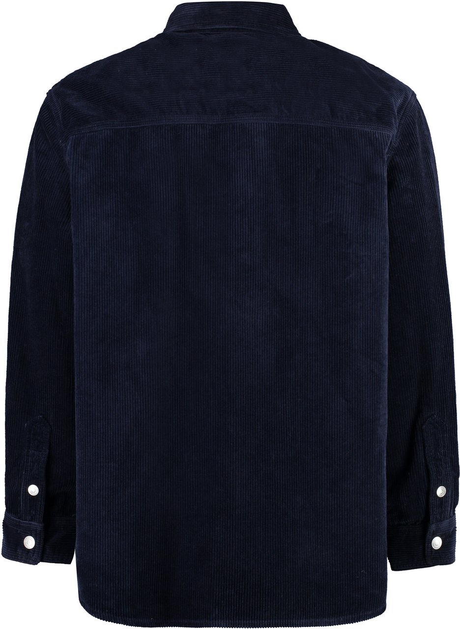 Isabel Marant Ritchie wool overshirt Blauw