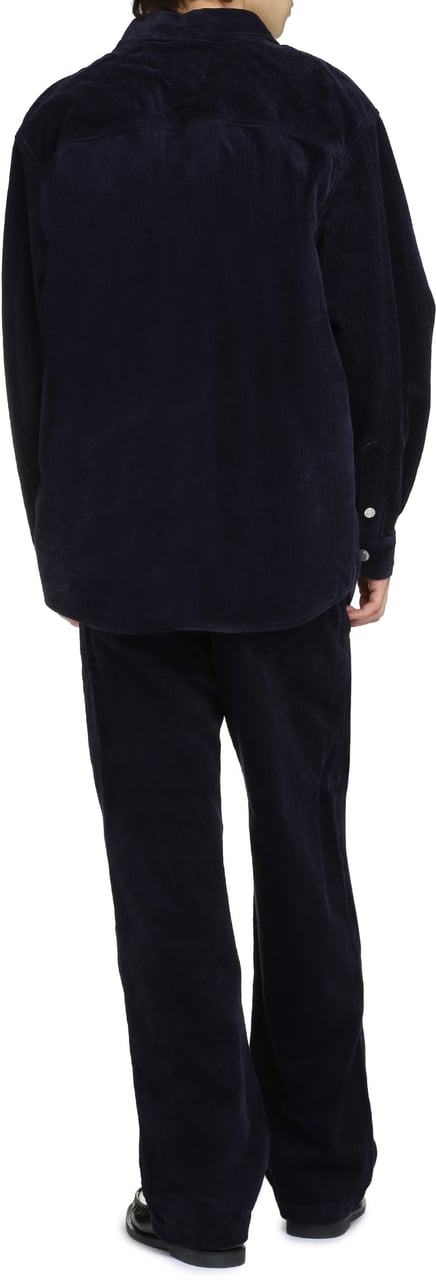 Isabel Marant Ritchie wool overshirt Blauw