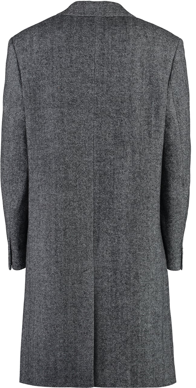 Isabel Marant Johel single-breasted wool coat Grijs
