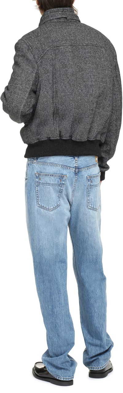 Isabel Marant Peter wool bomber jacket Grijs