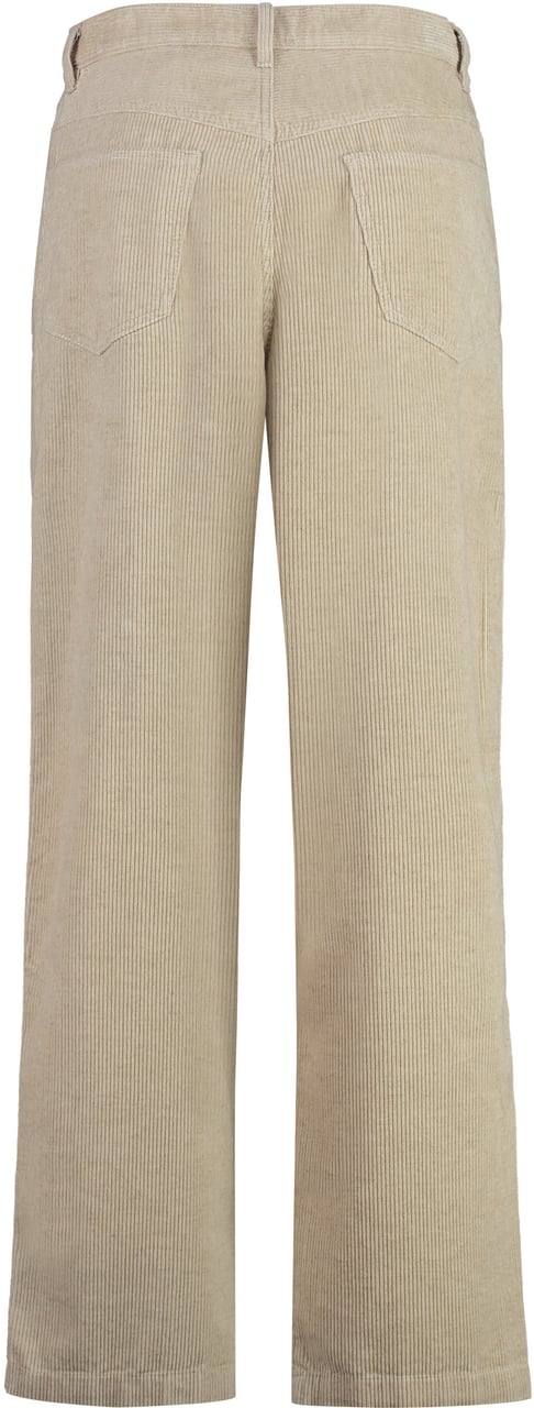 Isabel Marant Jorje corduroy trousers Beige