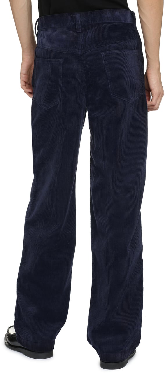 Isabel Marant Jorje corduroy trousers Blauw