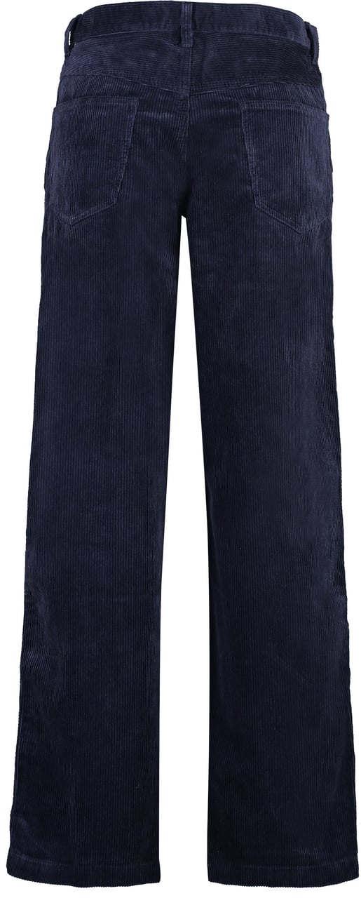Isabel Marant Jorje corduroy trousers Blauw
