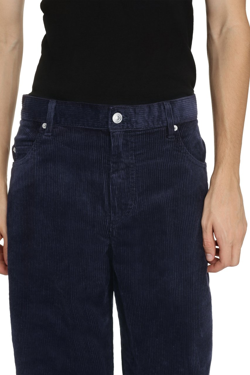 Isabel Marant Jorje corduroy trousers Blauw
