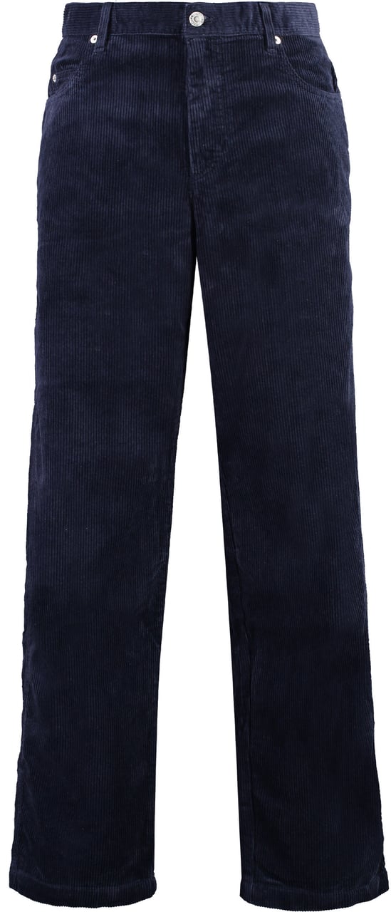 Isabel Marant Jorje corduroy trousers Blauw