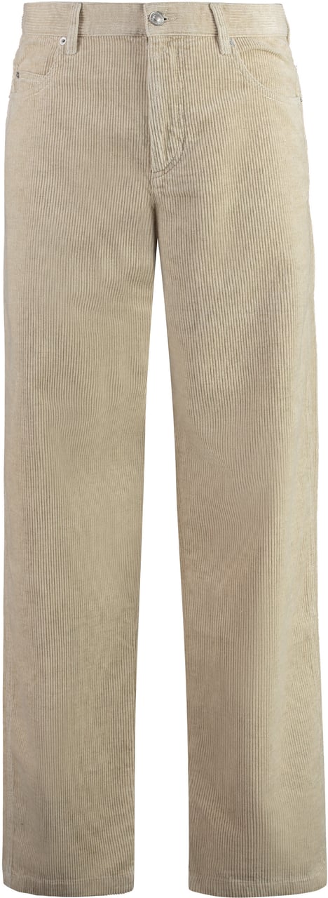 Isabel Marant Jorje corduroy trousers Beige